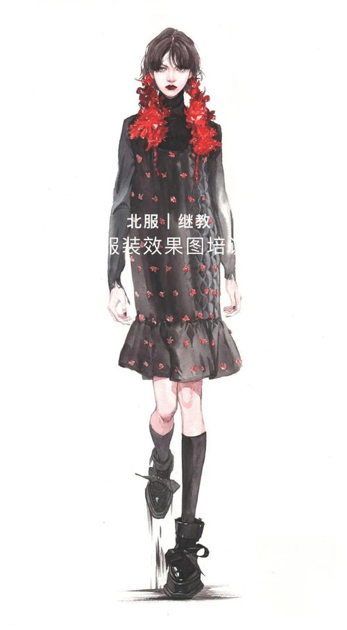 寒假班丨 北服 服装效果图手绘 精品课程,公开预约课程名额