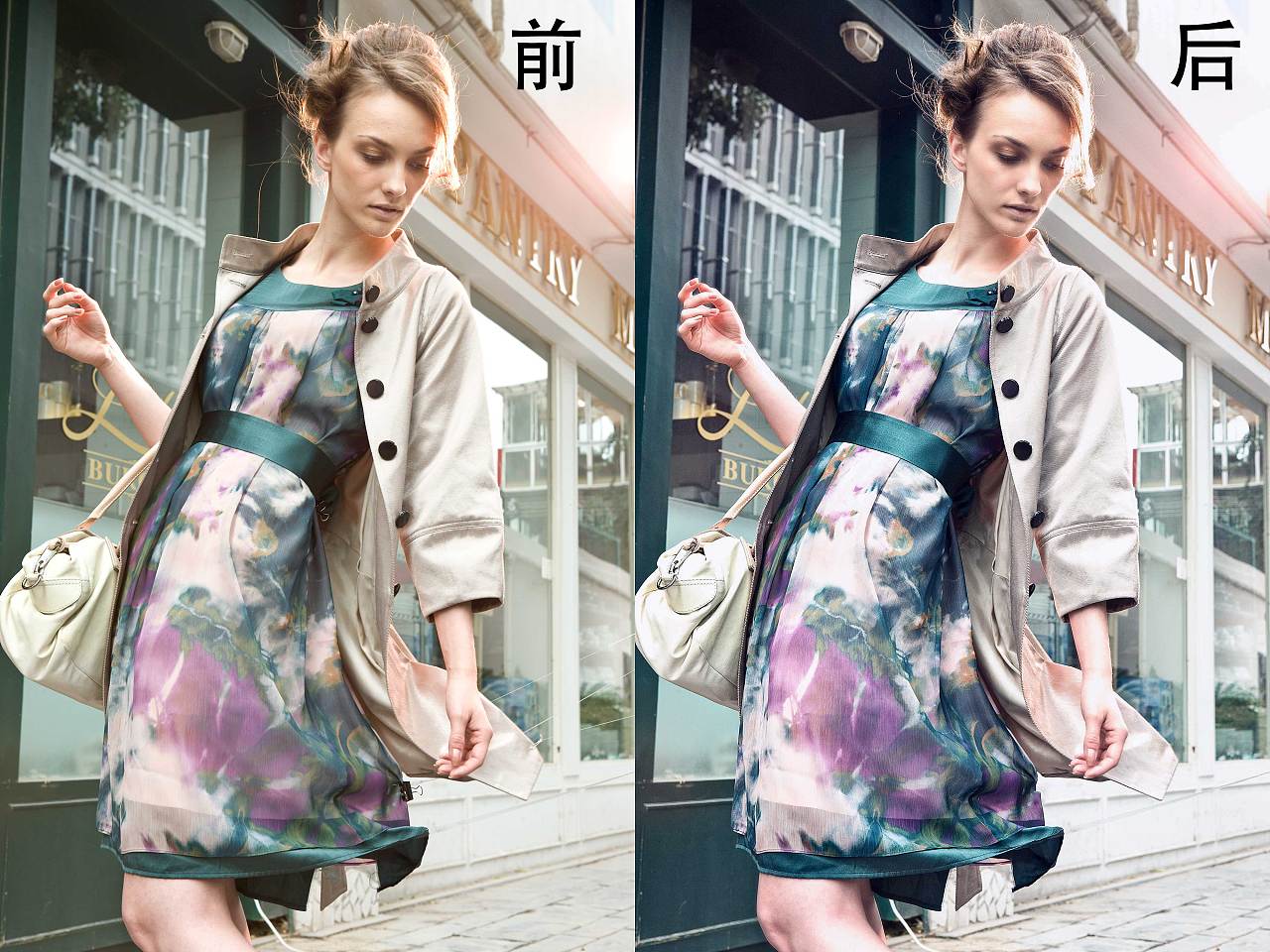 服装产品模特精修