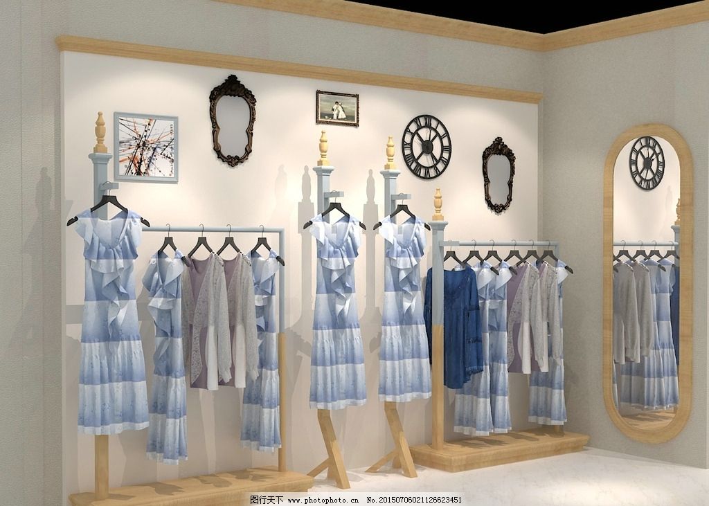 女装店 服装店图片_3D作品设计_3D设计_